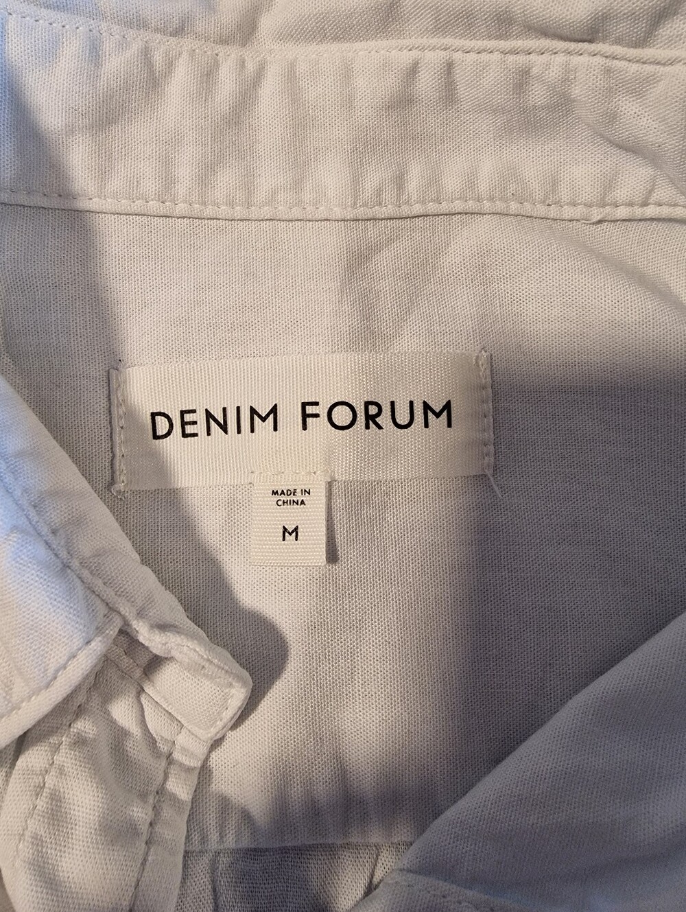 Aritzia Denim Forum The Jane Shirt, Size Medium - Picture 9 of 11